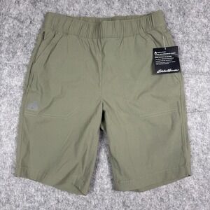 Eddie Bauer NWT First Ascent Guide Pro Shorts Women Sz 2 Ripstop Green Stretch